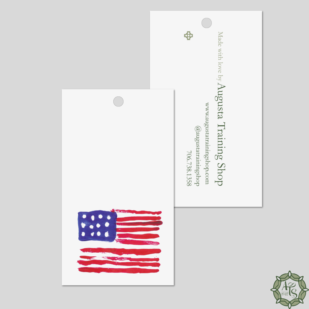 Gift Tag - American Flag