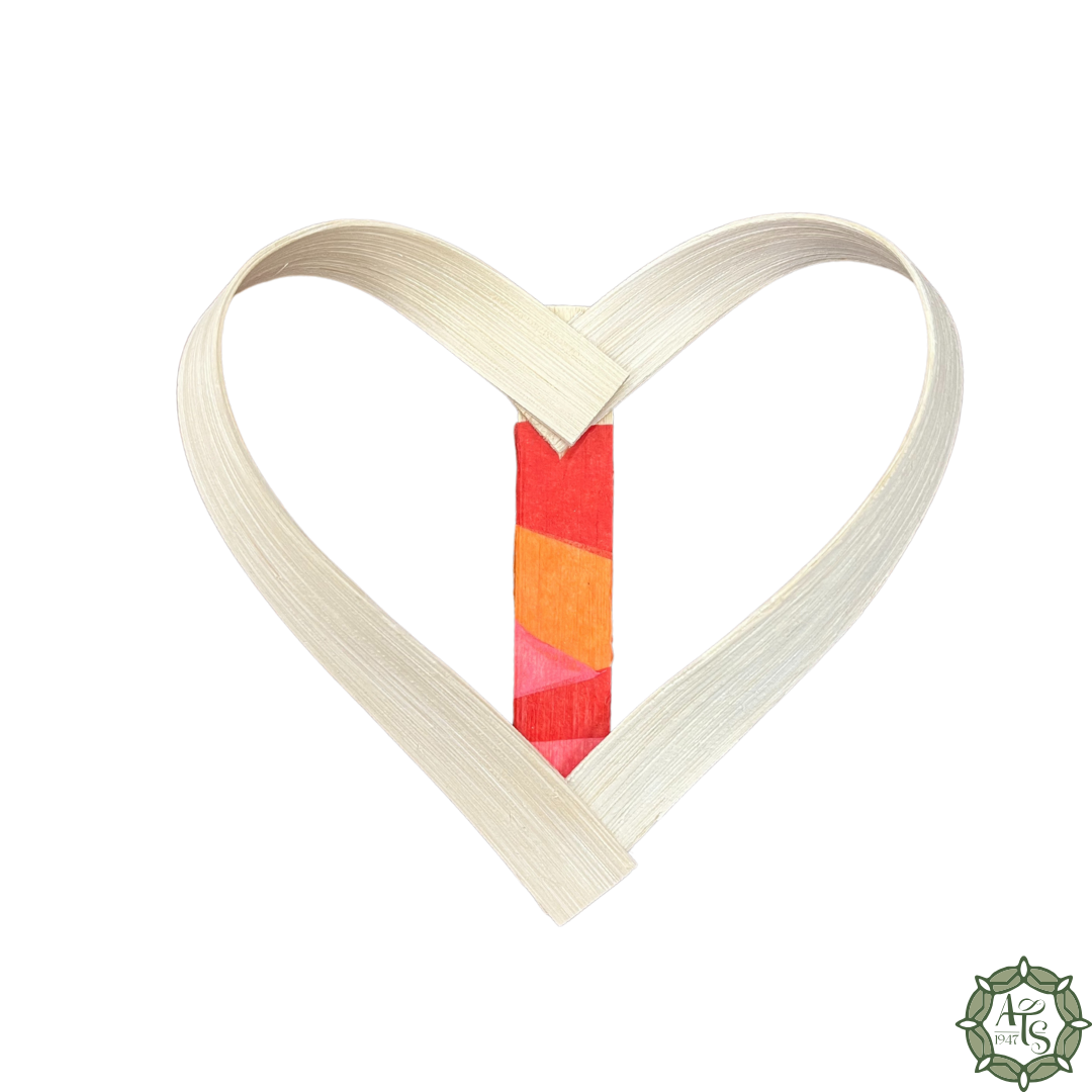 Deco Reed Heart