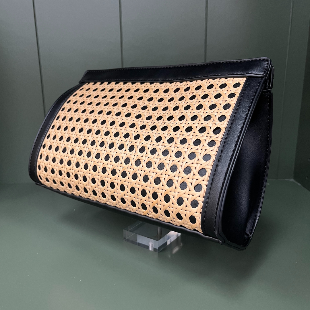 Black Cane Clutch