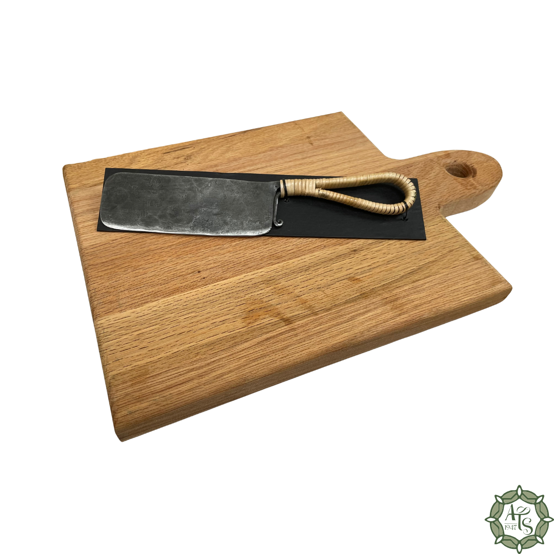 Wrapped Bamboo Handle Cheese Knife