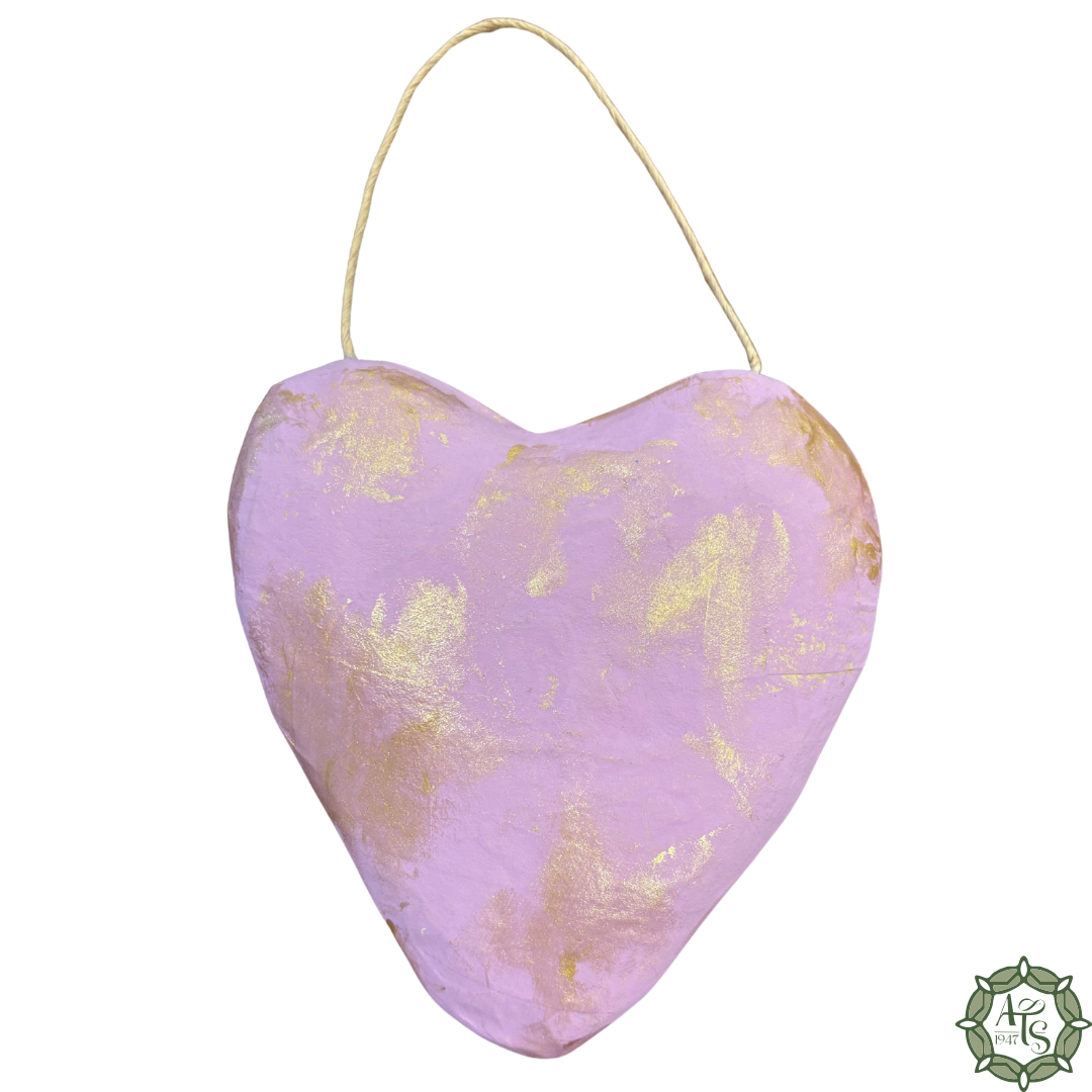 Lavender Painted Heart