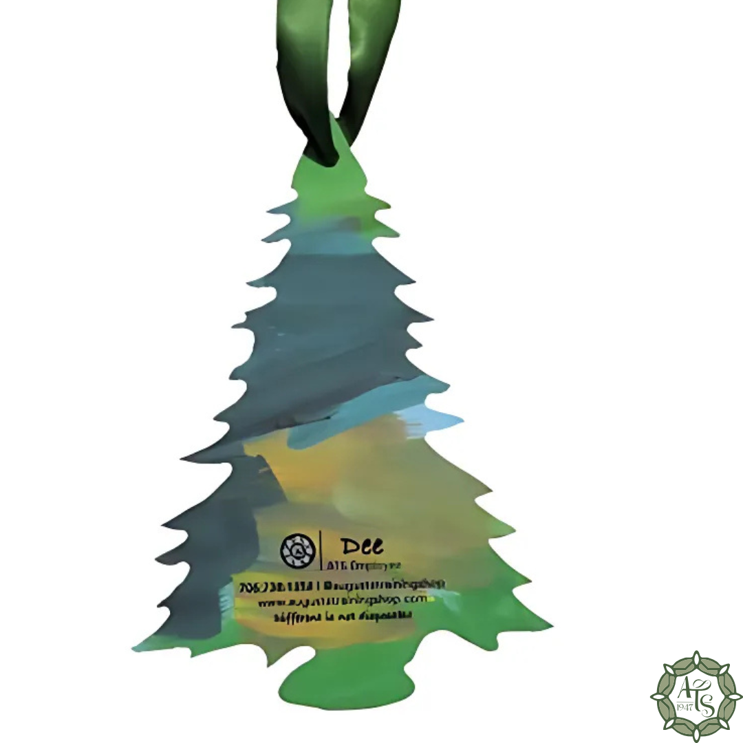 Blue-Grey Tree Ornament