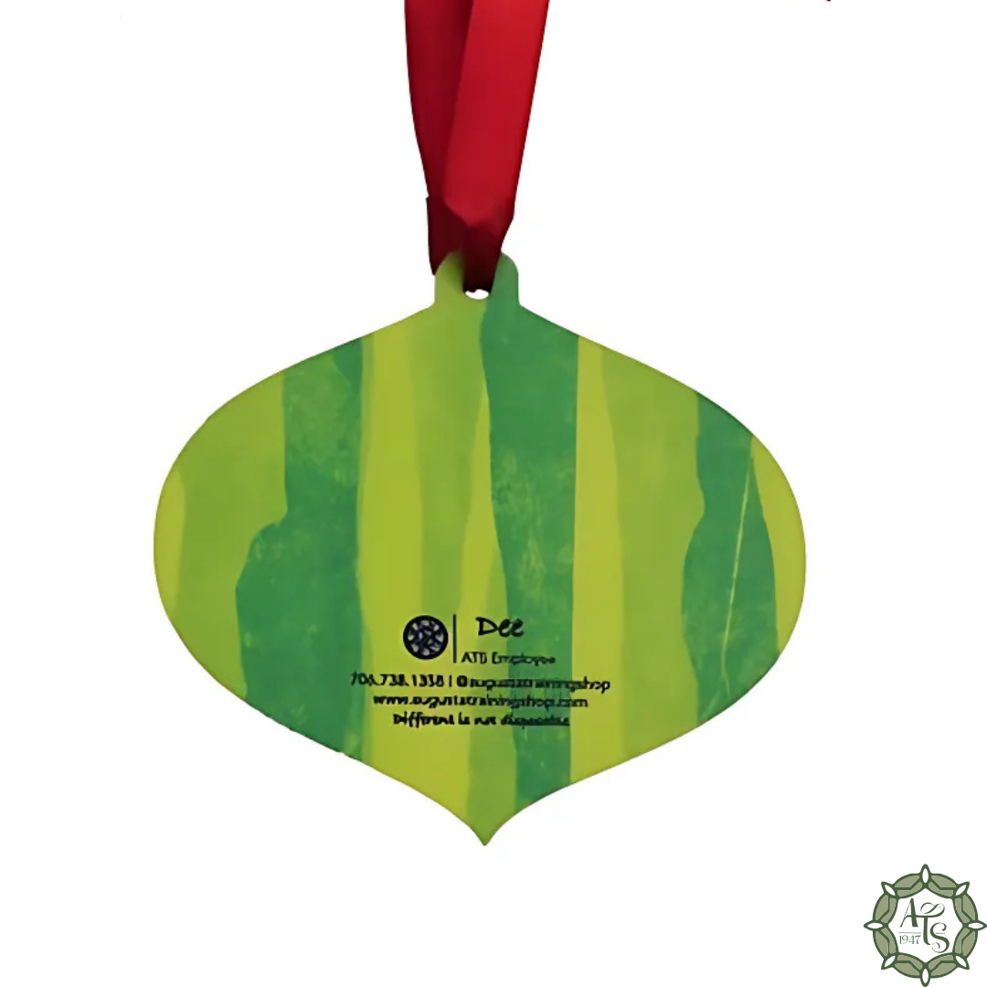 Green Onion Ball Ornament