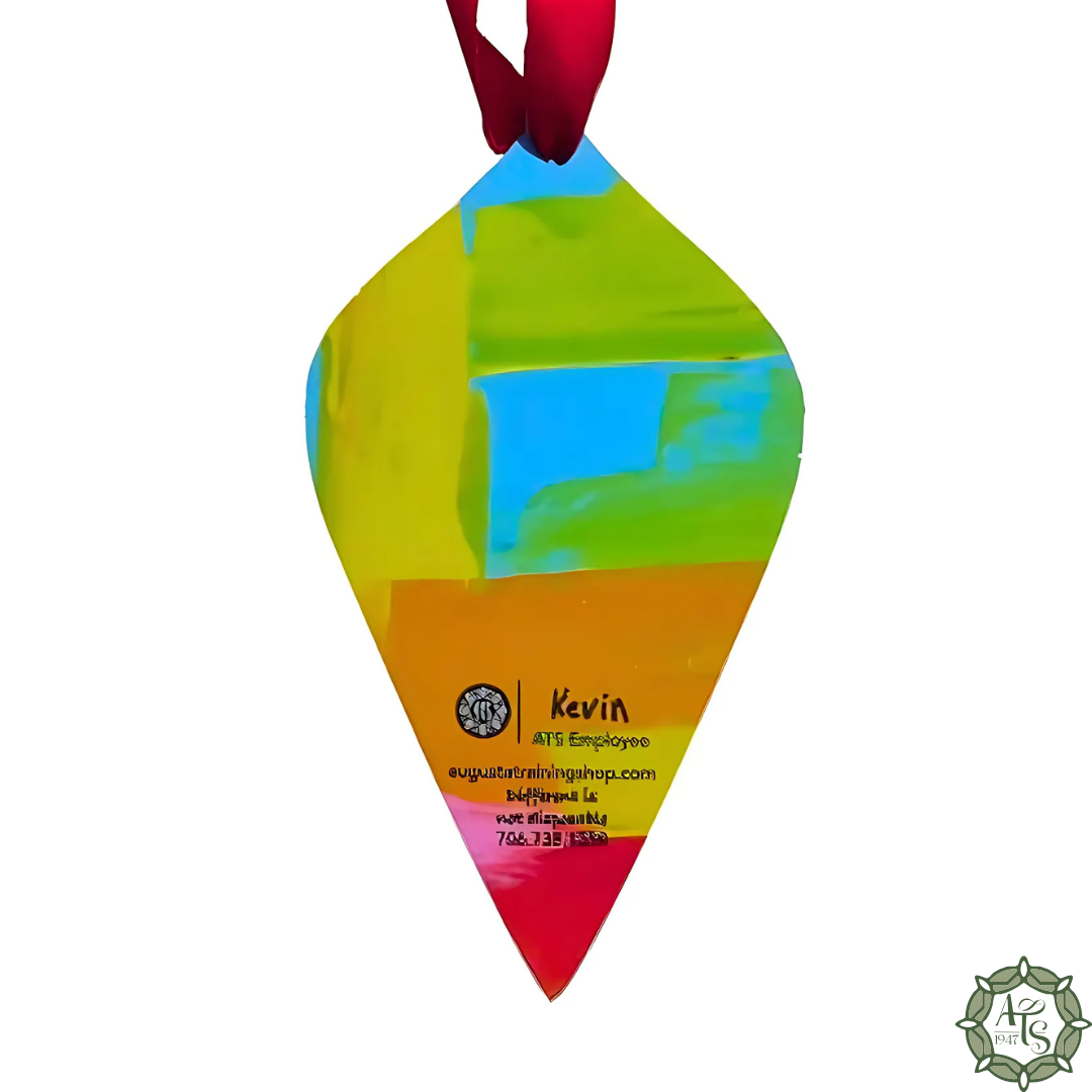 Multi-Colored Drop Ornament