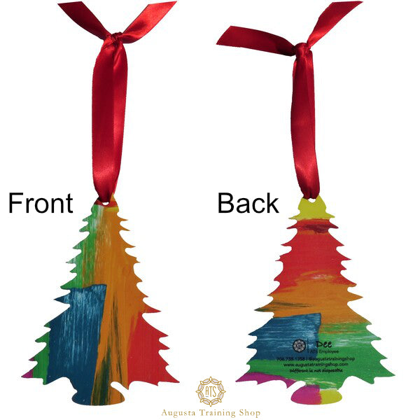 Orange-Blue Tree Ornament