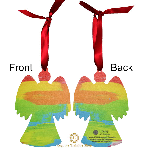 Multi-colored Angel Ornament - Wings In