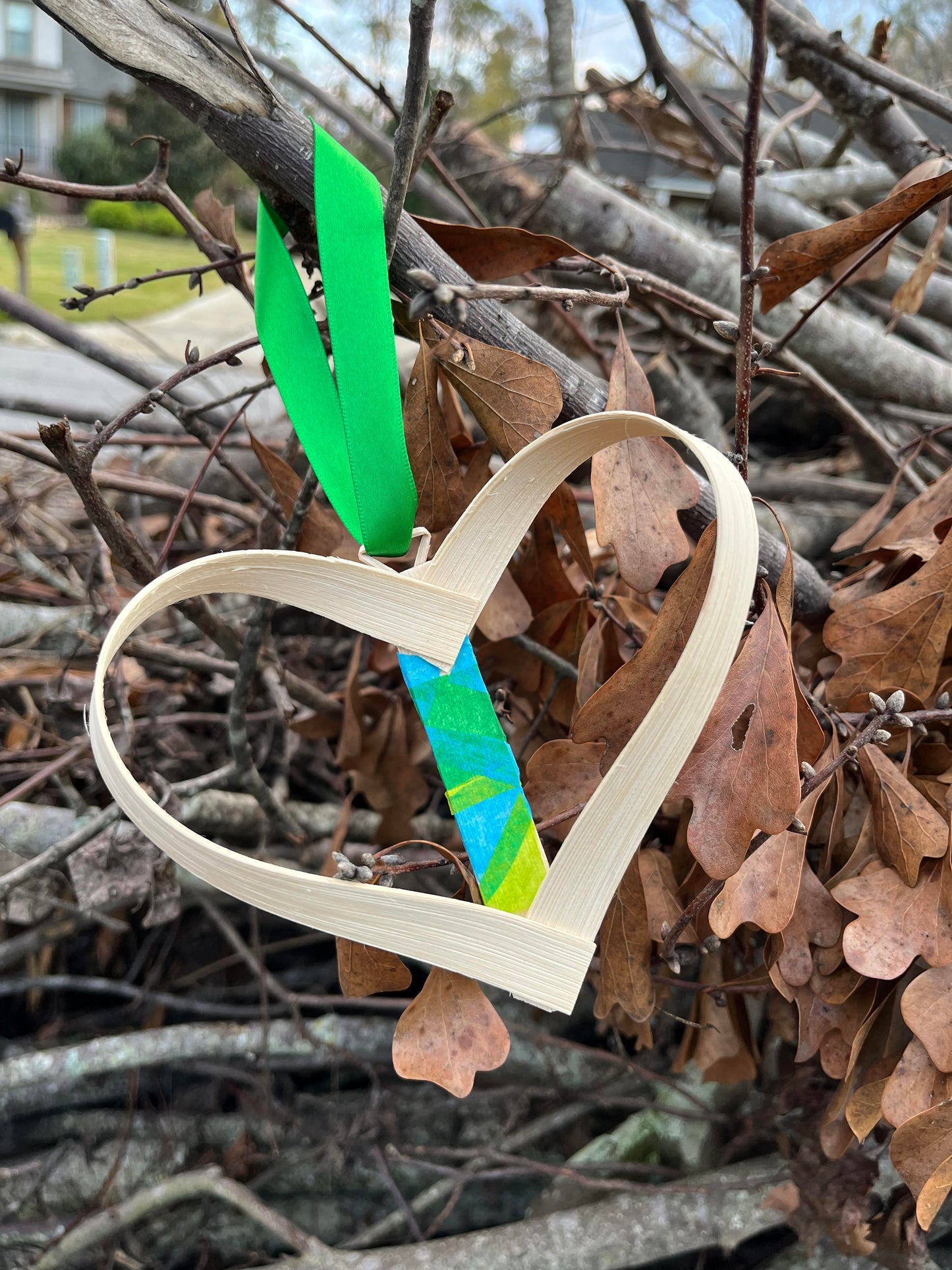 Deco Reed Heart