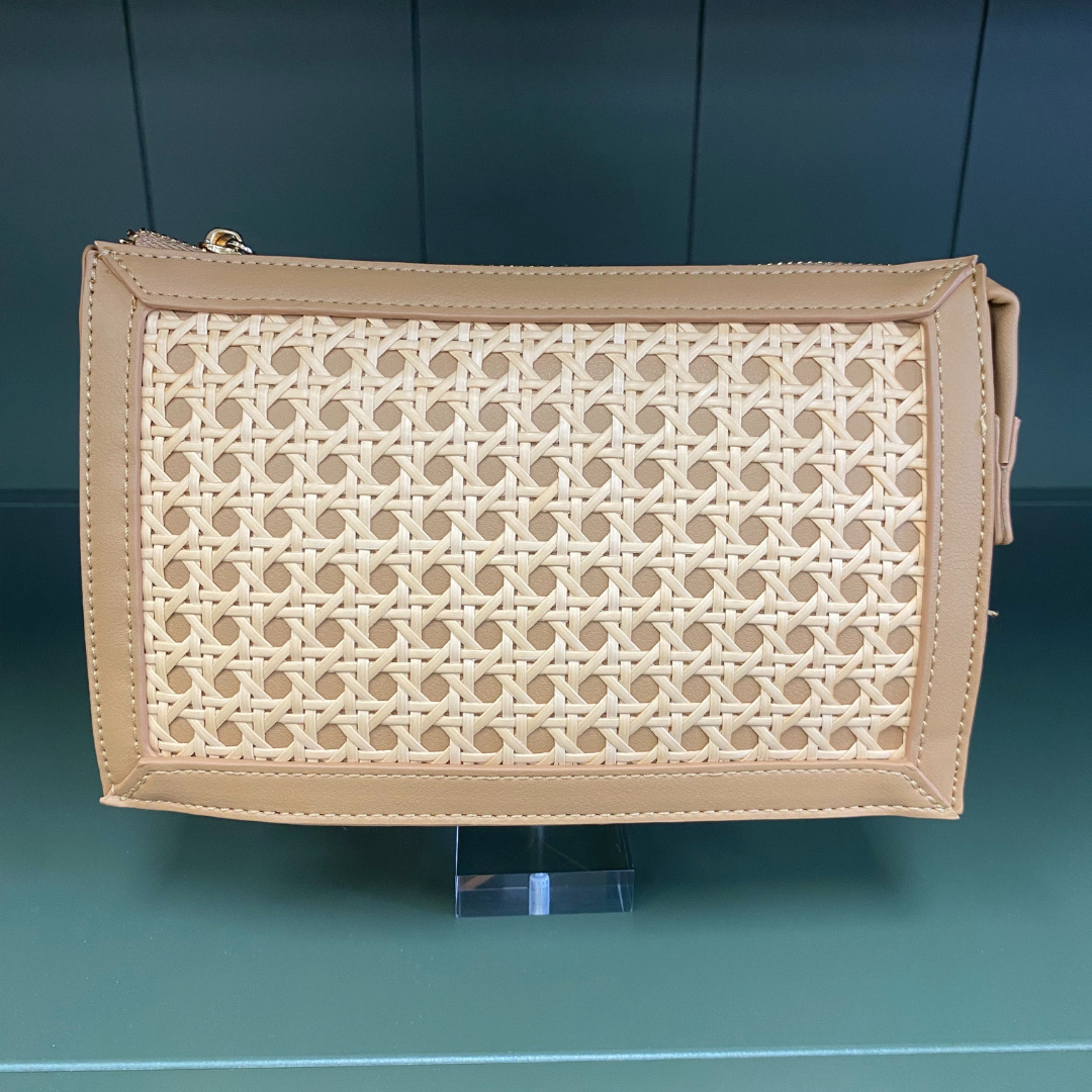 PREORDER Tan Cane Wristlet