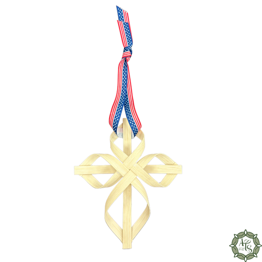 Patriotic Handmade Cross  - Limited Edition Small