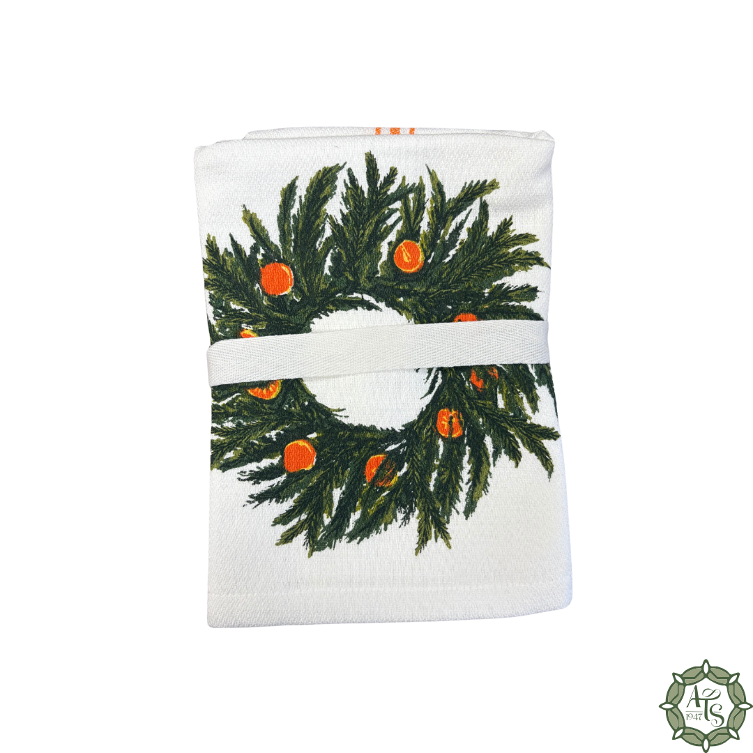 Citrus Tree/Wreath Dish Towel
