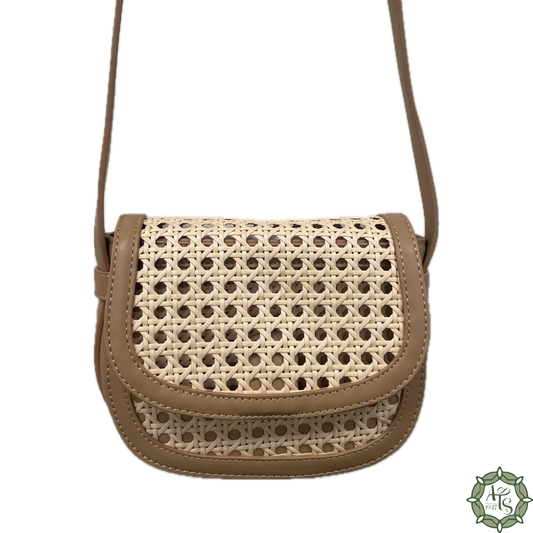 Tan Cane Cross Body