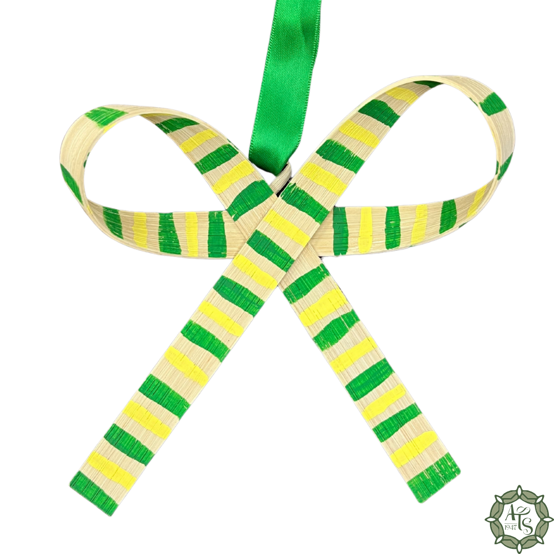 Handmade Bow - Golf Striped