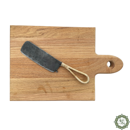 Wrapped Bamboo Handle Cheese Knife
