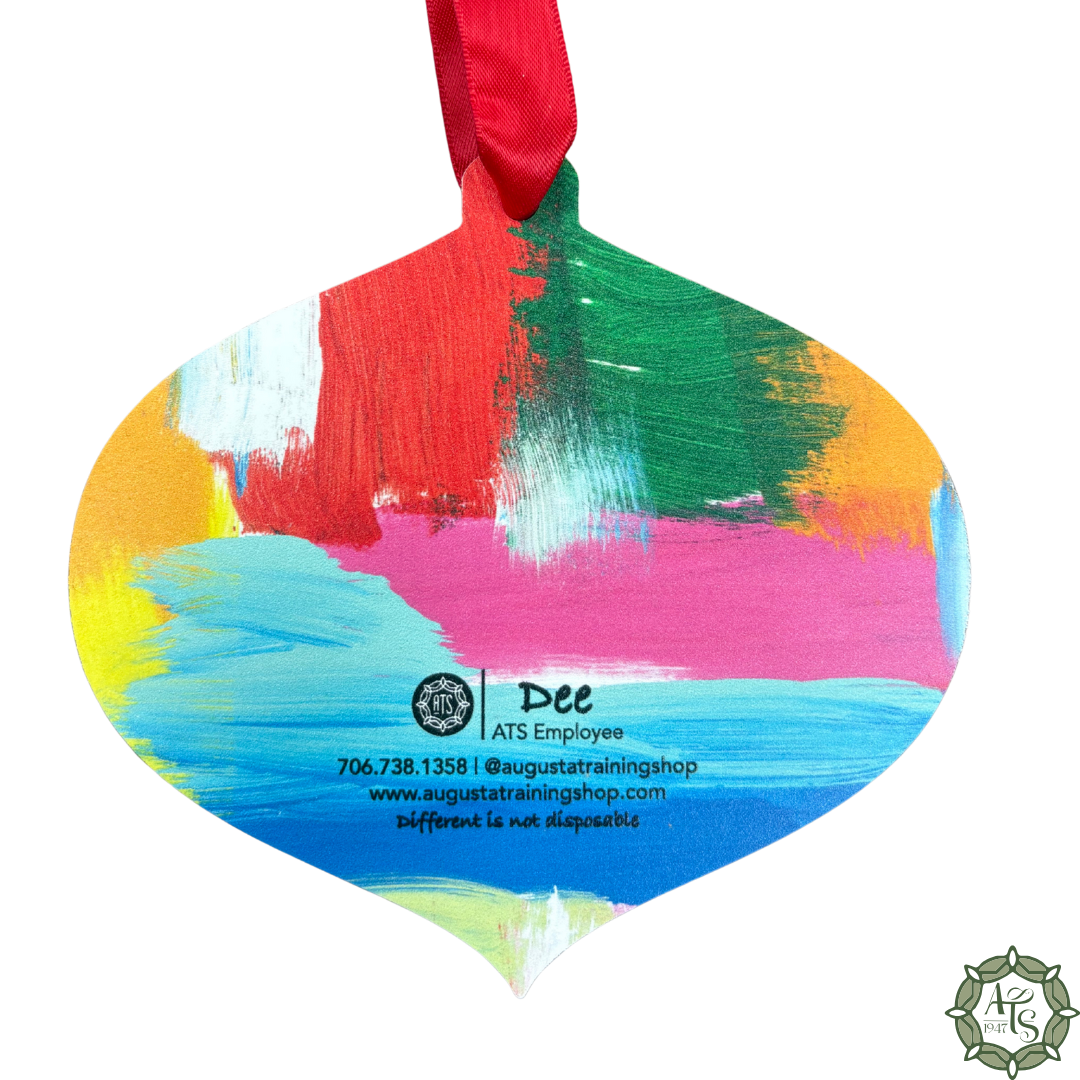 Abstract Onion Ball Ornament