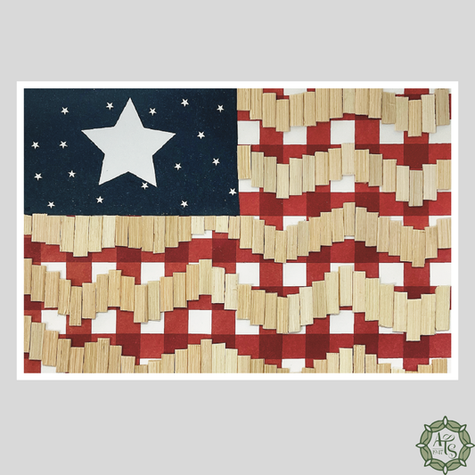 American  Reed Gingham Art
