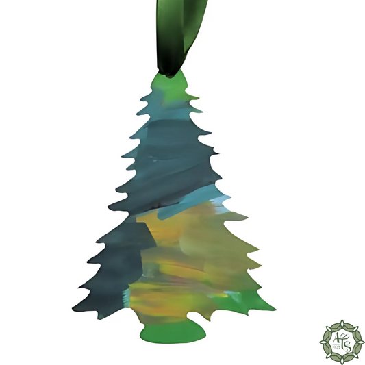 Blue-Grey Tree Ornament