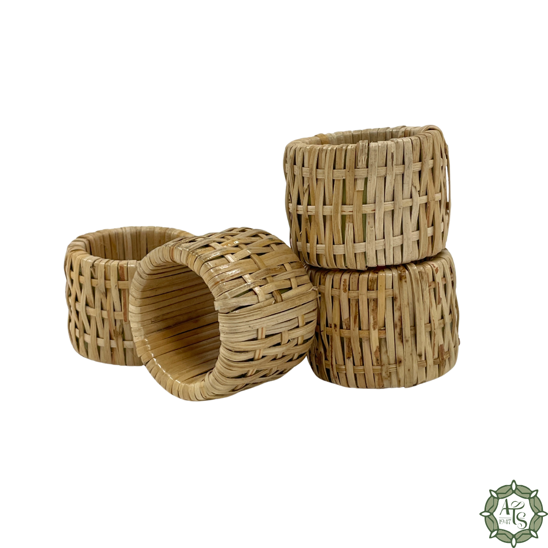 Rattan Woven Napkin Rings