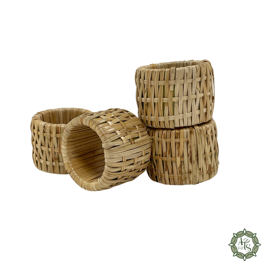 Rattan Woven Napkin Rings