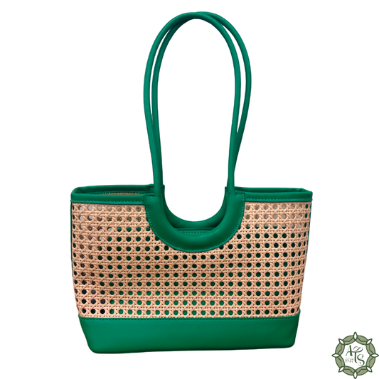 Green Cane Mini Tote