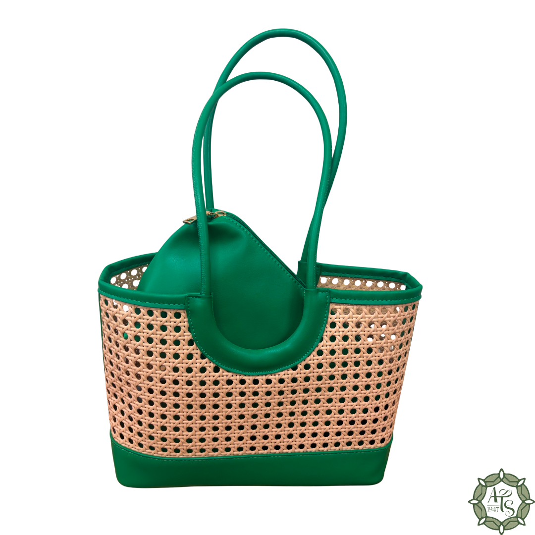 Green Cane Mini Tote