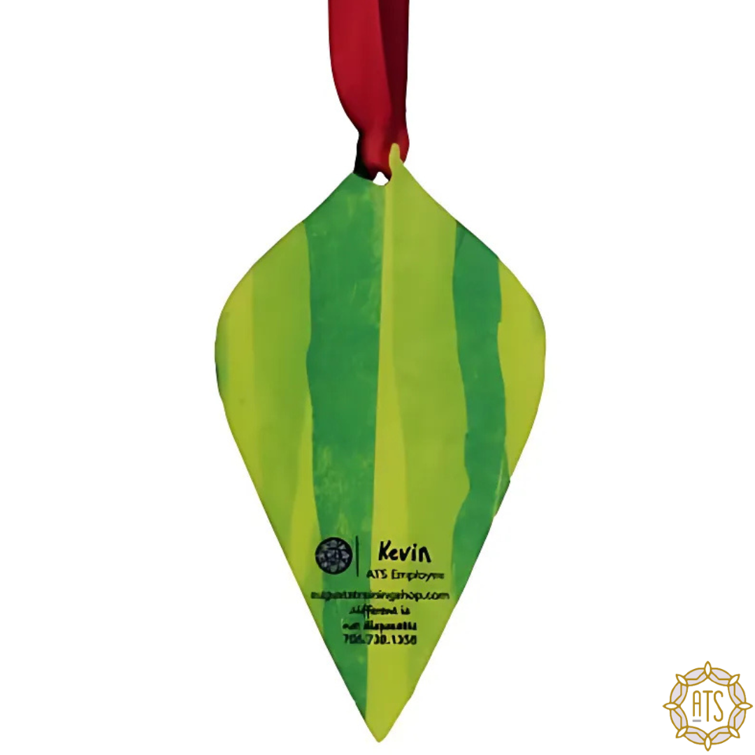 Green Drop Ornament