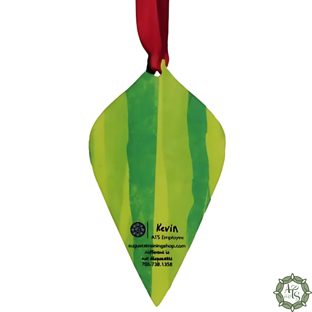 Green Drop Ornament