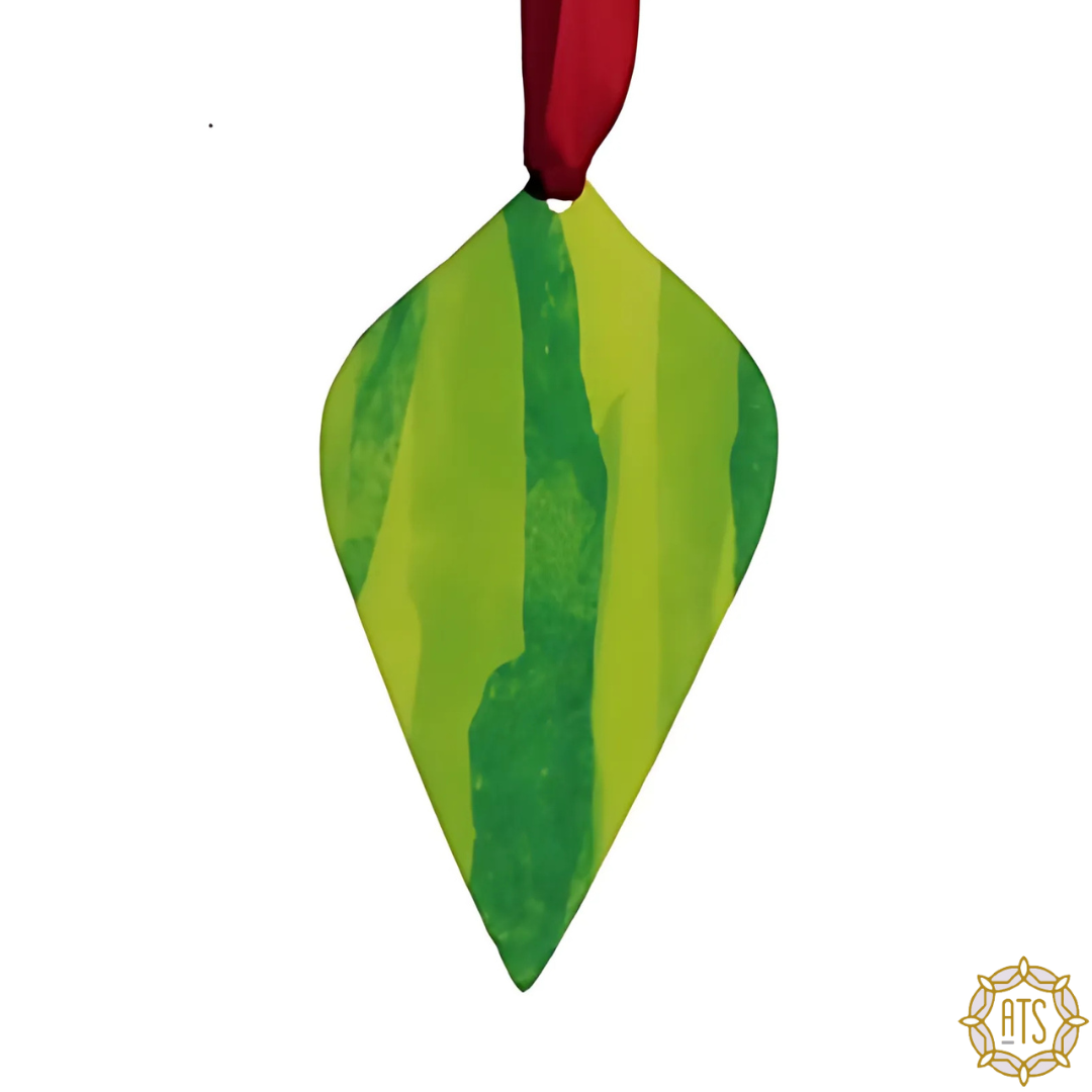 Green Drop Ornament