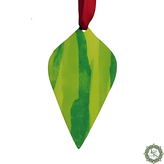 Green Drop Ornament