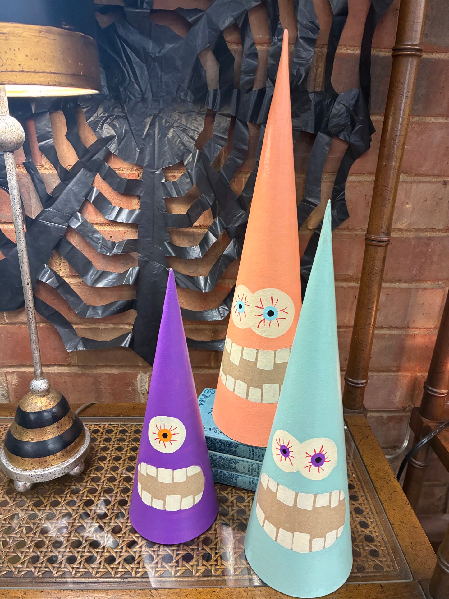 Handpainted Monster Cone Set