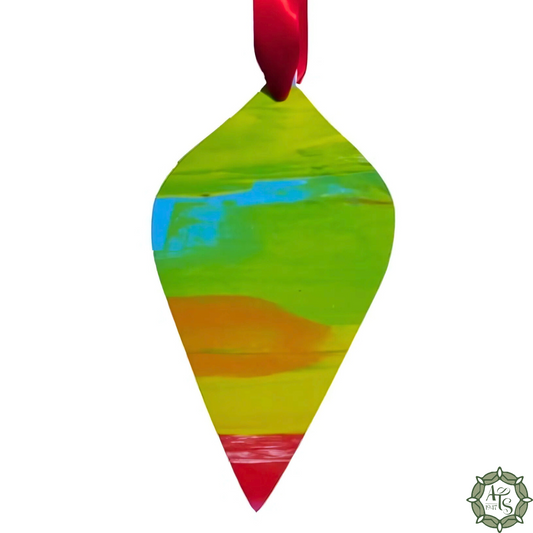 Multi-Colored Drop Ornament