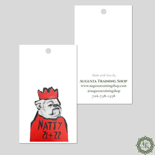 Gift Tag - University of Georgia NATIONAL CHAMPS
