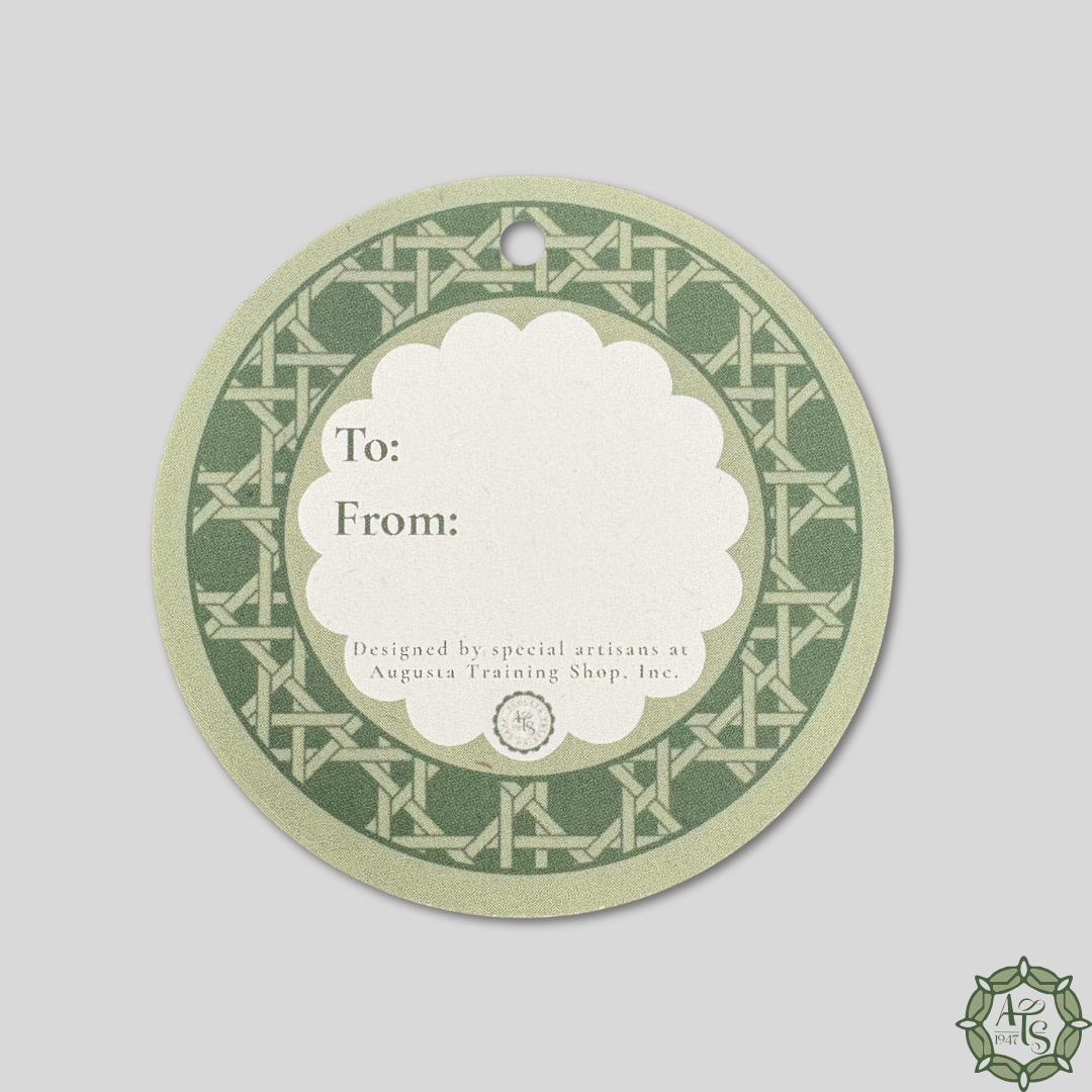 Gift Tag Cross Circle