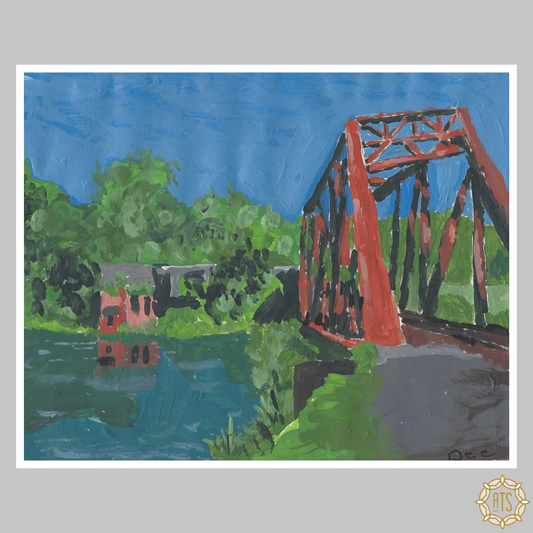Augusta Georgia Canal Bridge Print