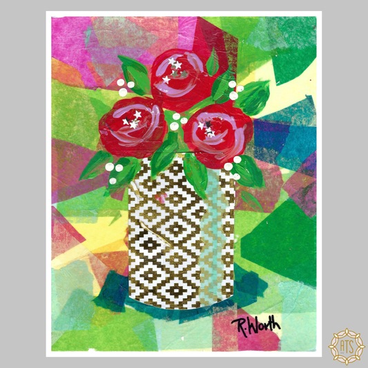 Flower Vase Print by Richard (8x10)