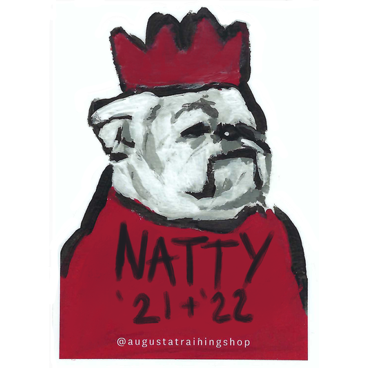 GA Bulldog National Champions Sticker 21 & 22