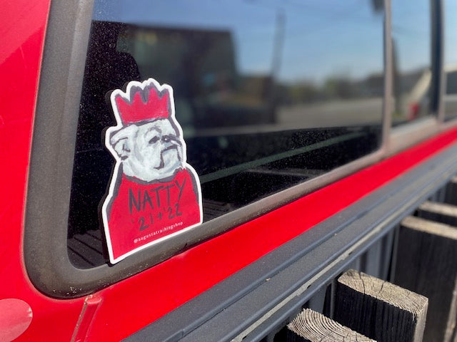 GA Bulldog National Champions Sticker 21 & 22